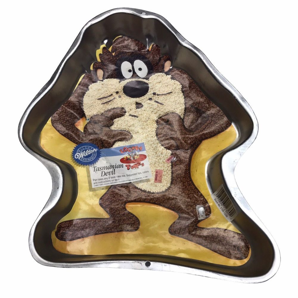 Wilton Taz The Tazmanian Devil Cake Pan Mold 1995 2105-1236 WB Looney‎ Tunes